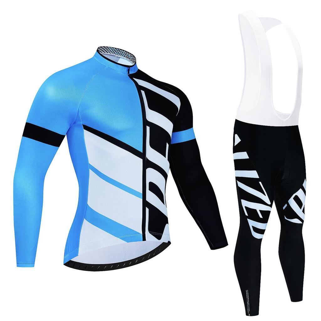 Cycling Suit Long-sleeved Suit, Cycling Suit Spring and Autumn Tour De France Competition Suit