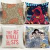Fashion TThe Revivalistsful Cushion Cover Comfortable Reversible Pillow Cover Ideal for Car Sofa Bedroom  Beyond