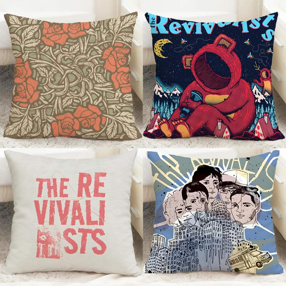 Fashion TThe Revivalistsful Cushion Cover Comfortable Reversible Pillow Cover Ideal for Car Sofa Bedroom Beyond
