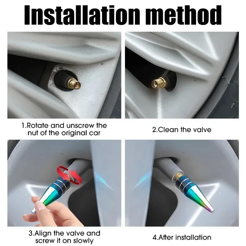 Auto Reifendruckanzeige Auto Reifendruckmesser Alarmüberwachung Ventilkappensensoranzeige Externes Ventilerkennungswerkzeug