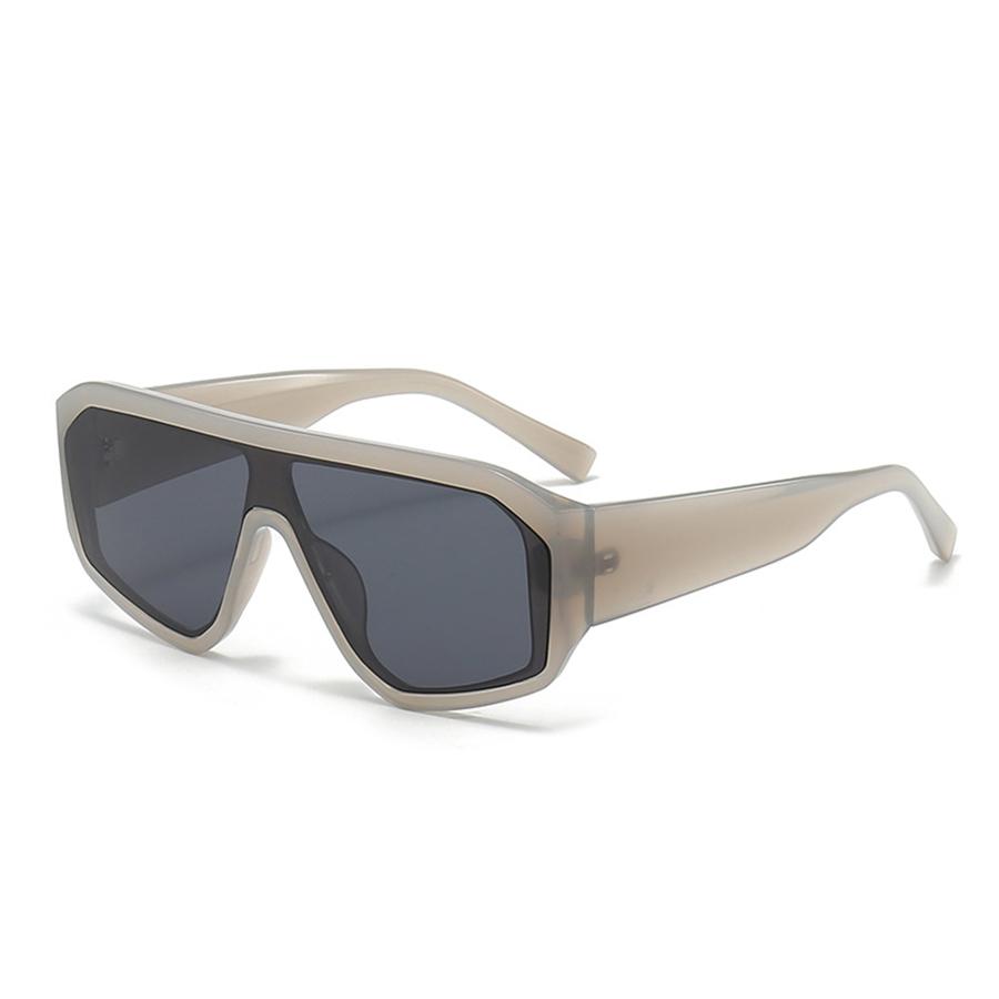 

Модные солнцезащитные очки, сиамские солнцезащитные очки, неполяризованный модный аксессуар серый