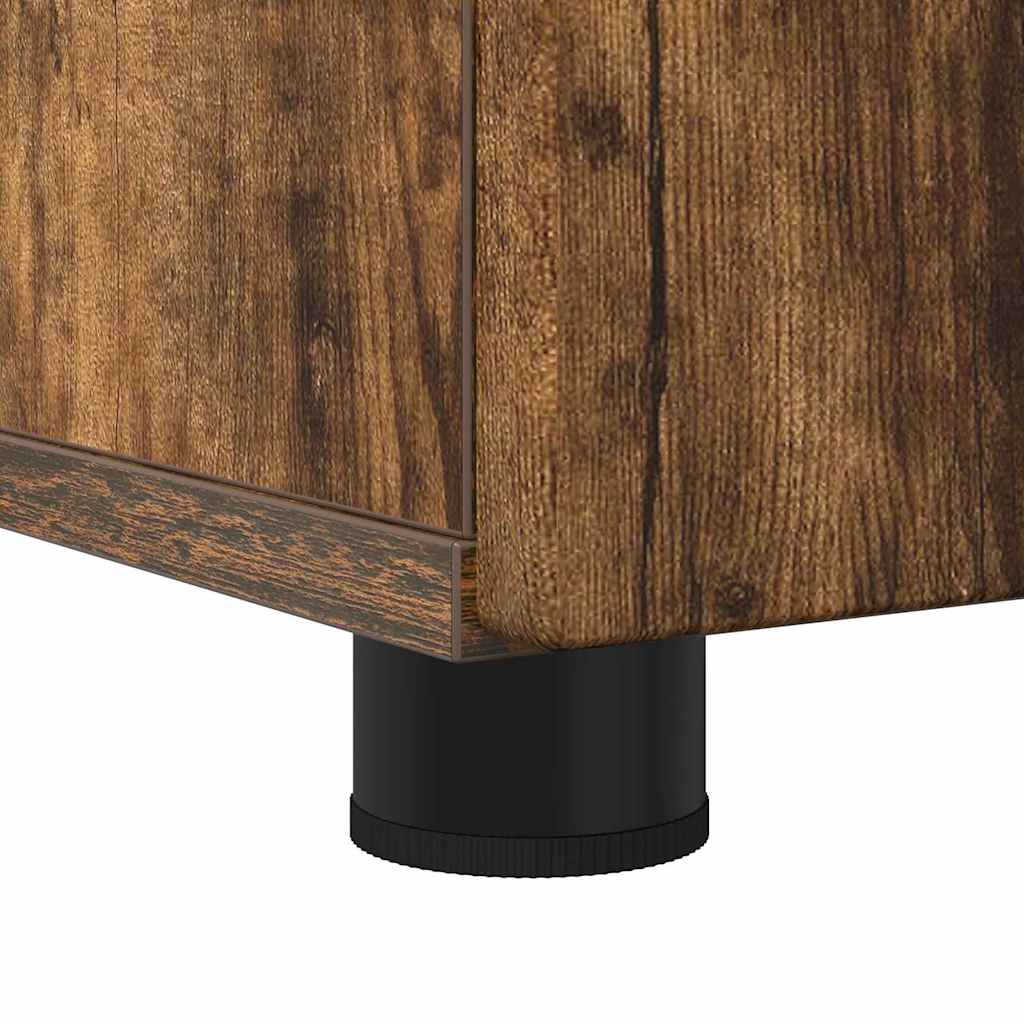Bathroom Cabinet with Door Smoked Oak 60 x 35 x 80 cm