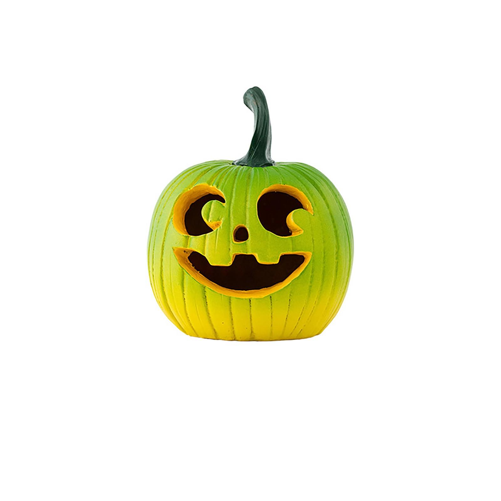 

Хэллоуинские украшения Четыре цвета Креативные декоративные смоляные украшения Домашние настольные фестивальные украшения One Size зелёный