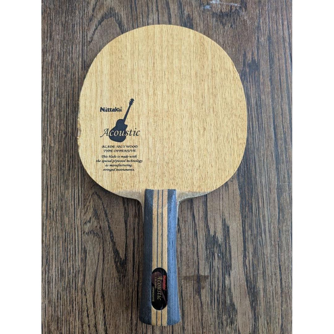 Used Nittaku Acoustic table tennis racket attack type