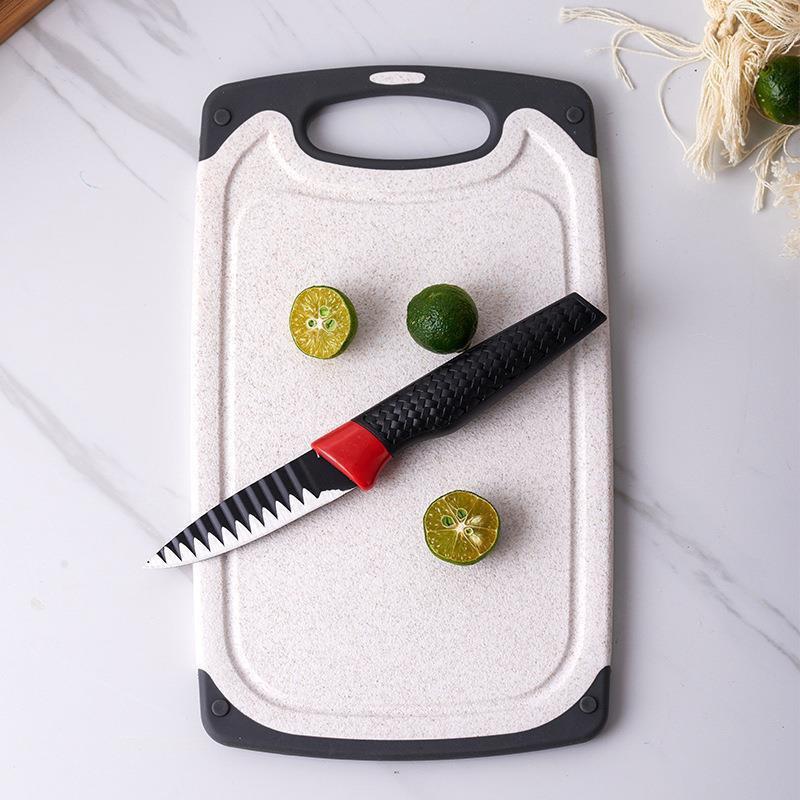 Wheat Straw Cutting Board 3-Piece Set: Versatile Boards for Fruits, Vegetables, and Meat