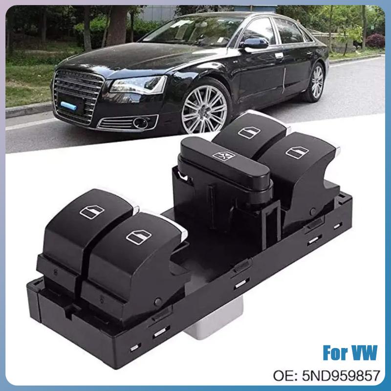 For VW Touran Tiguan Passat B6 B7 CC Golf Mk5 MK6 Jetta III Driver Side Window Master Control Switch 5ND959857