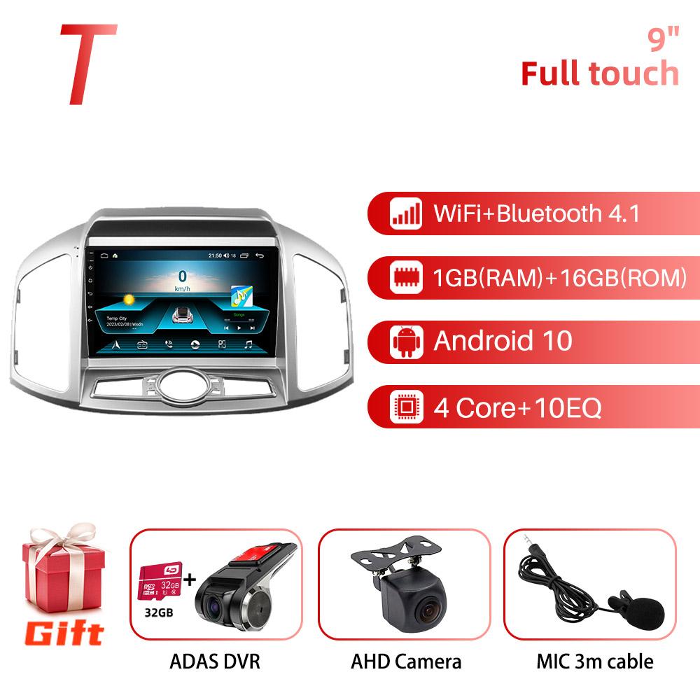 2 Din Android Car Radio for Chevrolet Captiva 2012-2017 9" Stereo Receiver GPS Bluetooth-compatible Navigation Multimedia Player