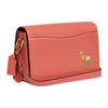 New COACH Disney Collaboration Studio Leather One Shoulder Closure Crossbody Bag Medium Size Women's Coral Red CH413-B4VH1