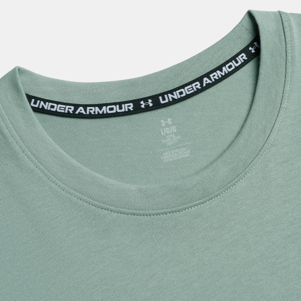 Under Armour Heavyweight Loose Fit Breathable Soft Comfortable Short Sleeve T-Shirt Men tops Lime-Green 6011124-348