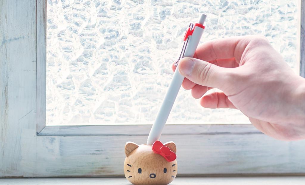 Nichigan Hello Kitty Pen Stand HK15 (Red)