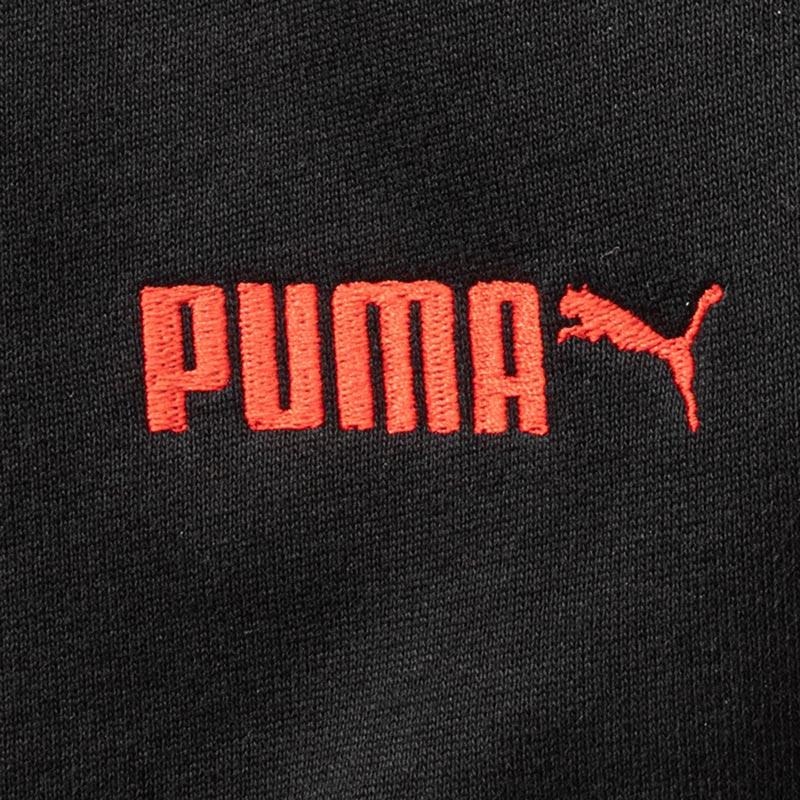 Puma CNY Urban Tradiționali Pantaloni de jogging din tricot cu dungi laterale în contrast pentru bărbați Pantaloni negri 536181-01