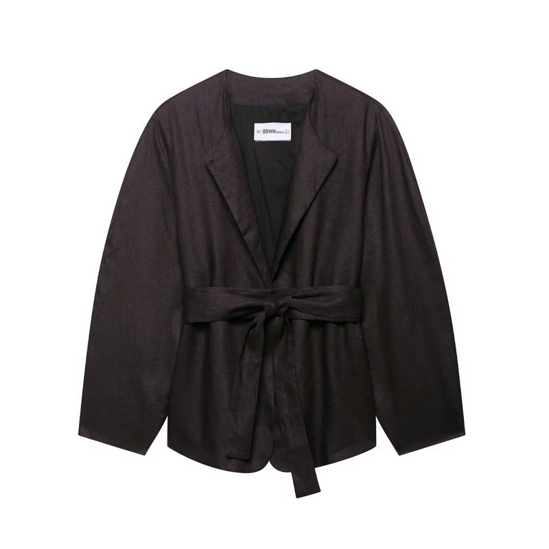 Kaslead New Women clothes Western Style Belt Kimono Outerwear Trousers 8426329 7627242