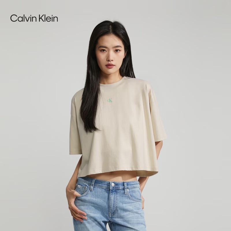 Calvin Klein Jeans Women's CK Logo Cotton Short Sleeve T-Shirt
