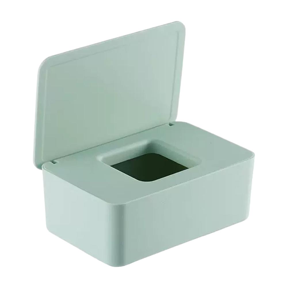 NEW Wet Tissue Box Dustproof Wipes Dispenser Portable Tissue Box Storage Box With Lid For Car Home Office Desktop Organizer