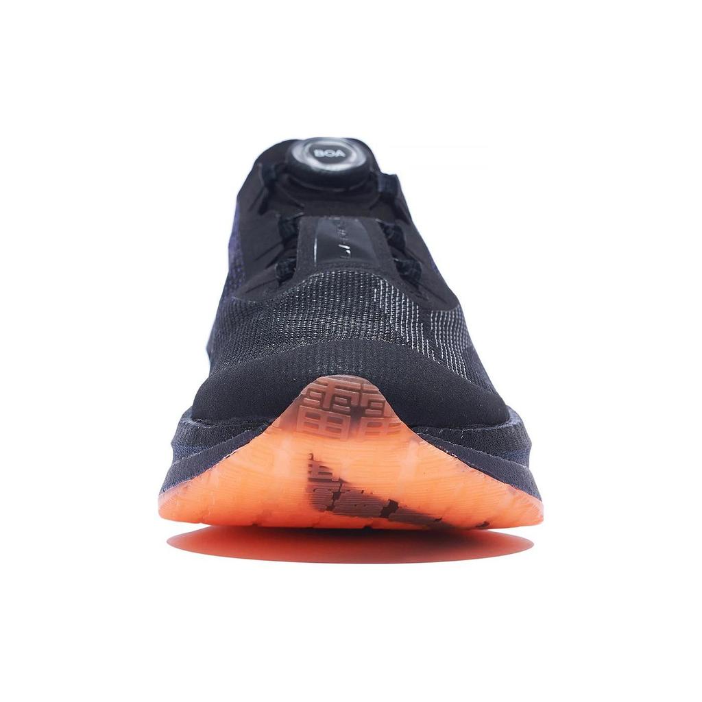 Li Ning Absolute Shadow Cushioning Non-Slip Breathable Rebound Low-Top Running Shoes Men Running Shoes Black Purple ARRS001-14