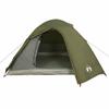 Dome Camping Tent for 4 Persons Olive Green Waterproof