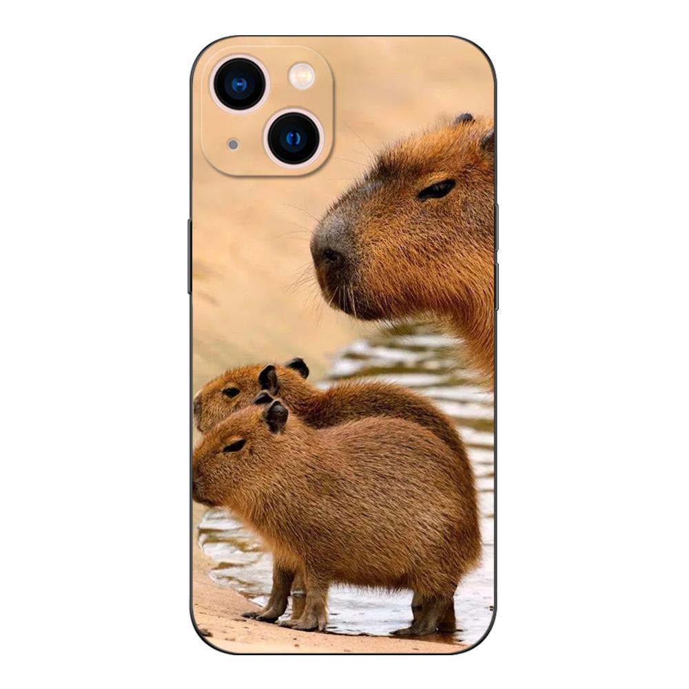 Black Tpu Case For Vivo Y01 Y2 Y12S Y12A Y50 Y15 Y15A Y15S Y17 Y3 Y11 Y50 Y50T Y51S 2019 2020 5G Capybara