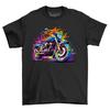 Biker Paint Drip Design T-shirt - Funny and Badass! Rev Up Your Style with This