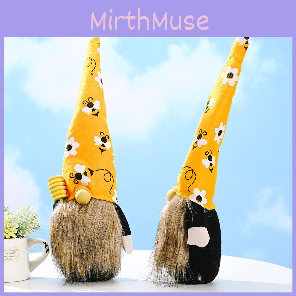 Bee Dwarf Plush Figure With Unique Craftsmanship For Holiday Collectibles And Decor