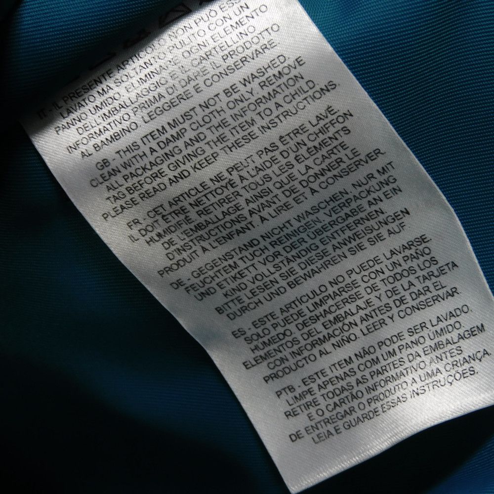 Used 9539 ME MYSELF & I Tote Bag 605831 7924 Emerald Green TIFFANY & Co. Blue Green White Logo Straw Natural Kids from