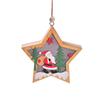 Christmas LED Light-Up Ornaments: Santa, Snowman & Reindeer Figurines