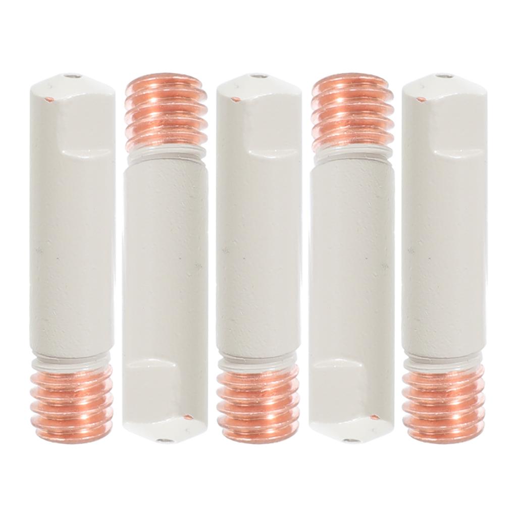 5pcs 25mm Length Conductive Nozzles Suitable For Spots Welding With Extended Lifespans Improved Control In Welding Tasks