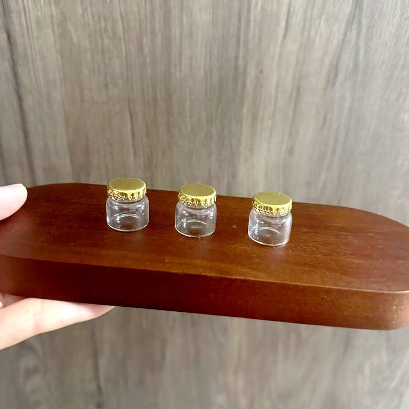 10/5pcs Miniature Glass Jar Set -Cute and Collectible Miniature Figurines for Home Decor,DIY Accessories,Perfect for Displaying