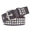 Square Bead Rivet Belt Metal Pyramid Belt Men'S And Women'S Belt Punk Hardware Jeans Belt