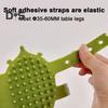 1/2Pcs Multifunctional Cat Self-Care Brush with Adjustable Strap Table Leg Mount Kitten Self Grooming Brush Soft Bristles Pet Scratcher Massage Comb