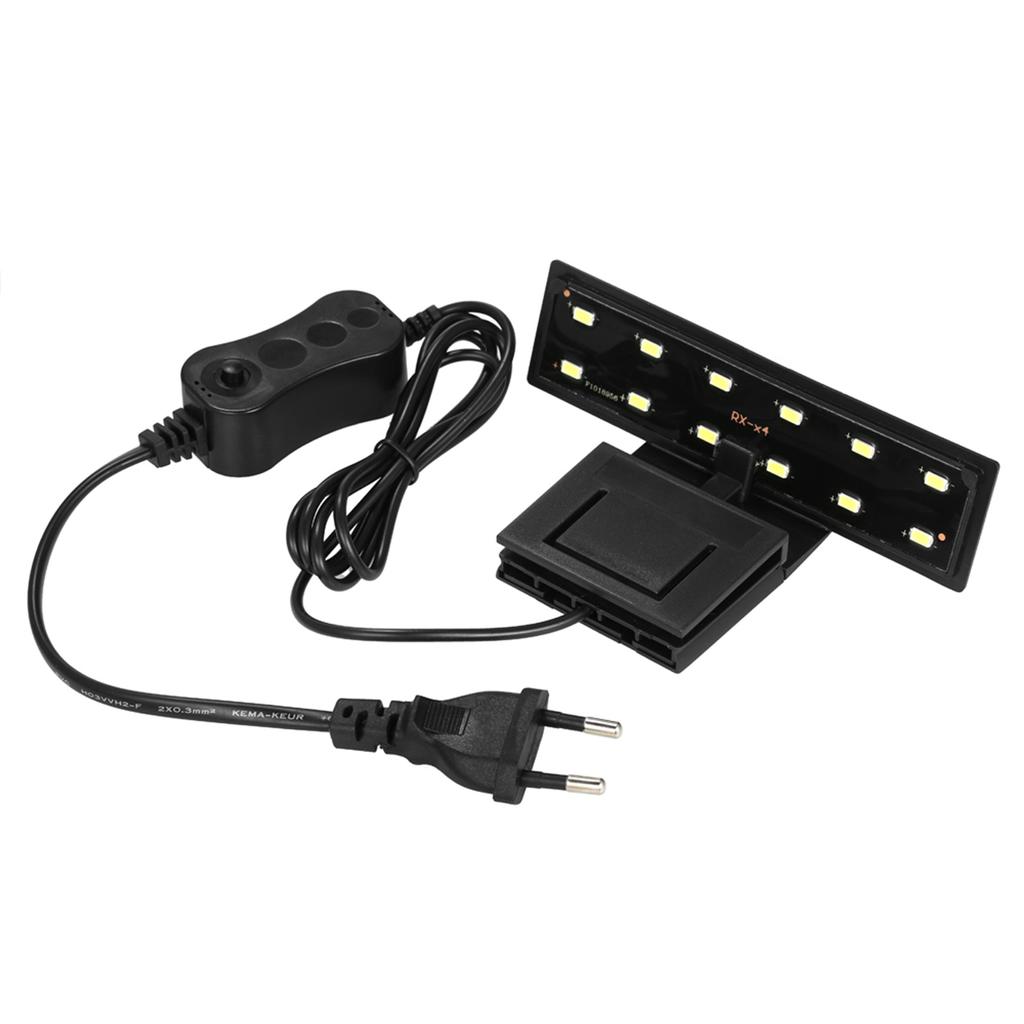 5W -thin Aquarium LED Light Bright Clip-on Lighting Lamp 12 LEDs for Aquarium Fish