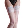 Women Sexy Stockings Lace Oil Shiny Glossy Ultra-Thin Silky Pantyhose Over The Knee Thigh Sockings Transparent Leggings Socks