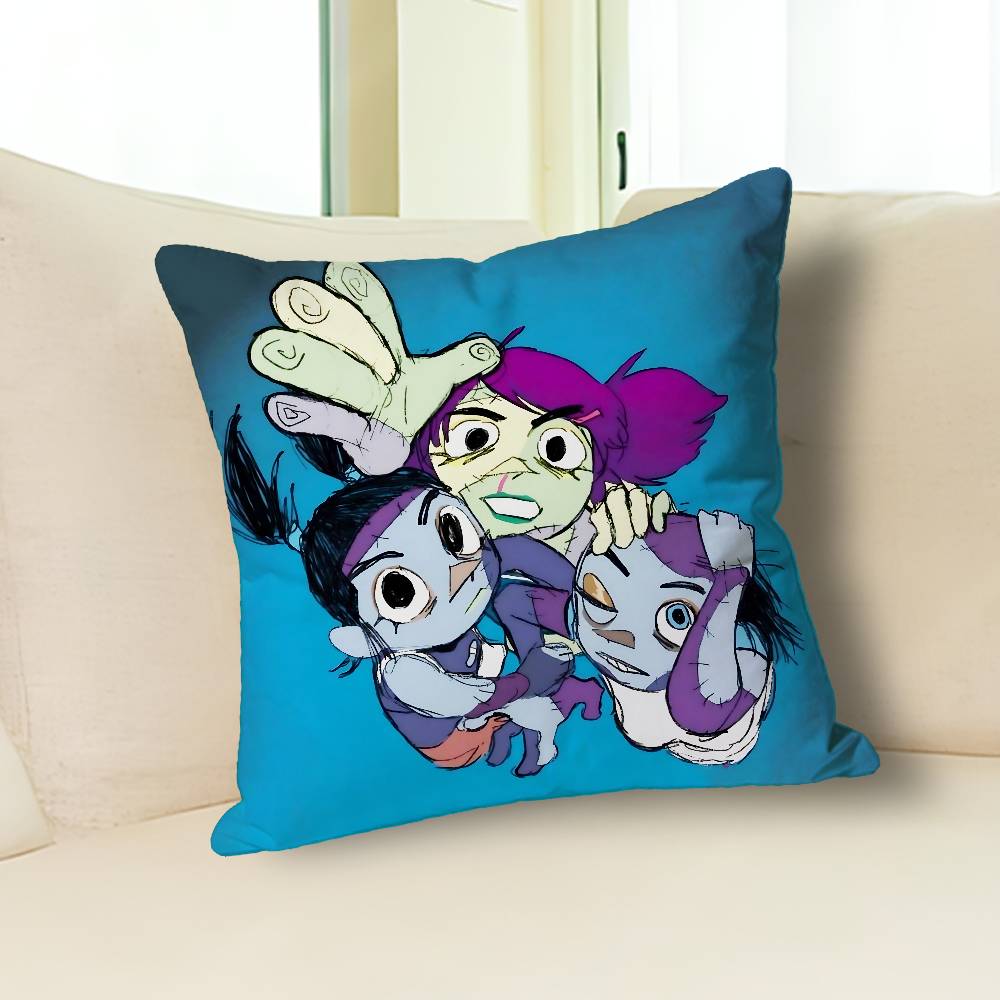 F-Frankenstein Girls A-Album Pillow Cases for Bedroom Living Room Sofa Home Decor Polyester Cushion Cover with Zipper