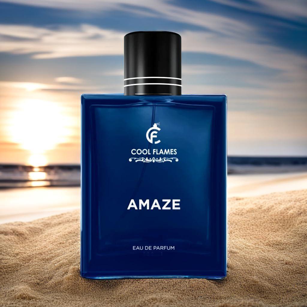 Luxury Amaze Unisex Eau De Parfum with Bergamot, Patchouli, Lavender & Cedar, Premium Long Lasting Citrus & Spicy Fragrance Scent Perfume