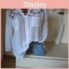 Elegant Plus Size Women V Neck Lace Splice Loose Summer Casual T-shirt Blouse