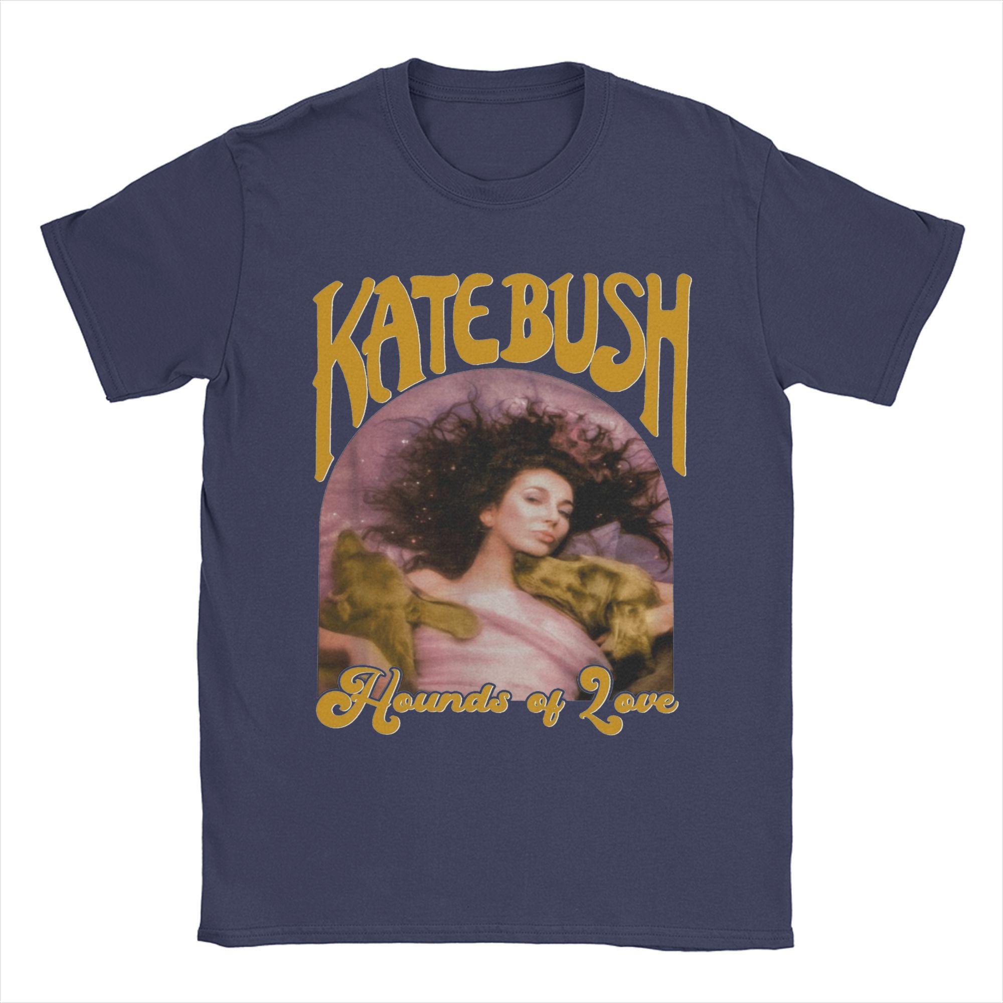 

Новинка музыкальная комедия Hounds Of Love футболка мужская с круглым вырезом 100% хлопок футболки с коротким рукавом летняя одежда XXXXXL темно-синий