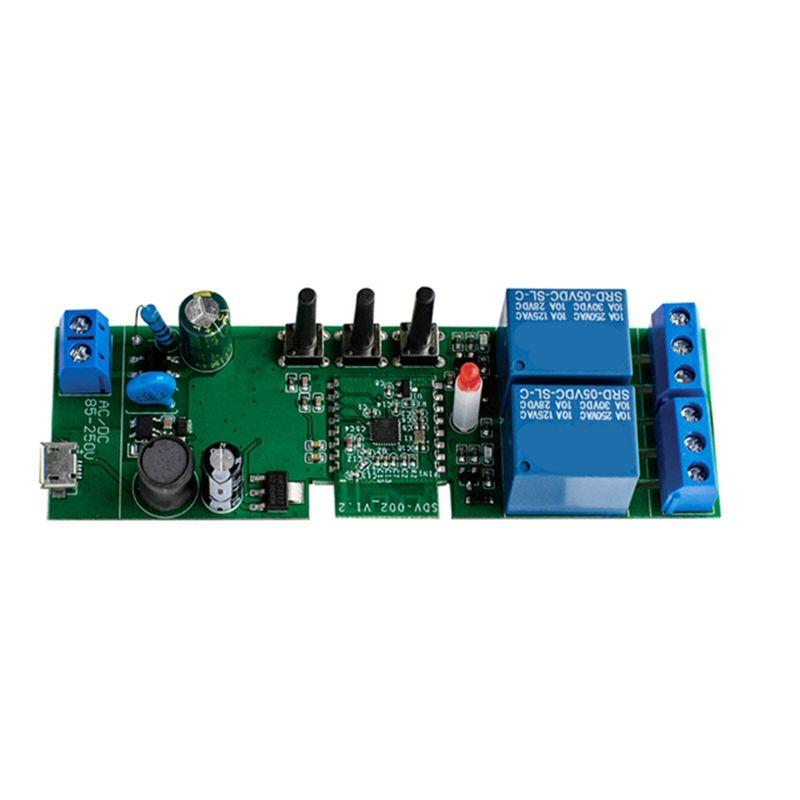 A20F-Ewelink 2 Channel Wifi Electric Linear Actuator Motor Controller 12V 24V 110V 220V 2CH Relay Interrupter