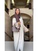 Autumn 2023 Bohemian-Style Puff Sleeve Retro Long Skirt for Women
