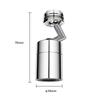 JOMOO 720° Swivel Dual-Mode Faucet Aerator with Anti-Splash Filter