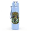 1PC Hamsa Hand Evil Eye Amulet Art 750ml Color Plastic Sports Water Bottle Leakproof Flip Straw Lid Suitable for Sports Office Home Use