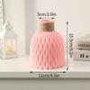 Imitation Ceramic Flower Vase Nordic Solid Color Plastic Dried Plants Vase Flower Arrangement Container Home Living Room Decor