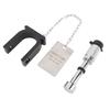 5th Wheel Trailer Lock with Warning Tag and 2 Keys Steel Aluminum Anti Theft Protection for 2in King Pin