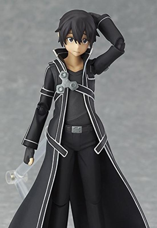 Figma Sword Art Online Kirito Painted Movable Figure (non-scale ABS&ATBC-PVC Resale)