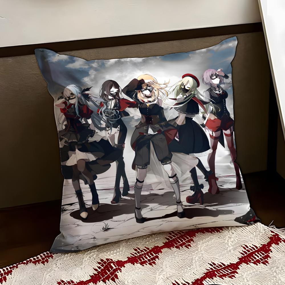 Anime AAve MMujica Cushion Cover Reversible Soft Durable Pillow Cover Home  Car MultiScene Use for Daily Comfort