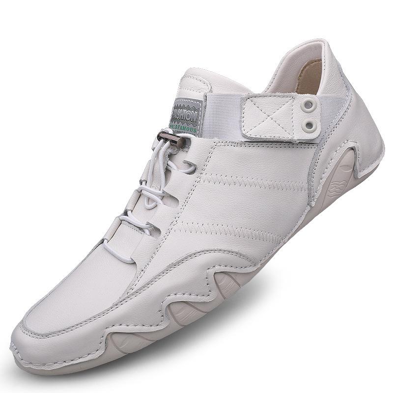 2025 printemps nouvelle mode homme conduite poulpe cuir semelle souple polyvalent respirant déodorant chaussures décontractées en cuir pour homme