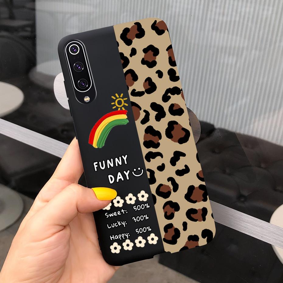 Lovely Printing Jelly Phone Case For Xiaomi Mi 9 SE Mi9 Soft Silicone TPU Back Cover For Xiaomi Mi 9 Lite Mi 9SE 9 SE Bumper