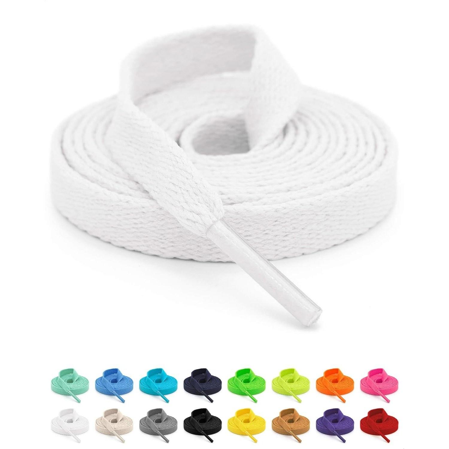 

MINNU Developed specifically sneaker enthusiasts. Flat shoelaces focus on material selection (resistant fraying resistant deformation easy thread