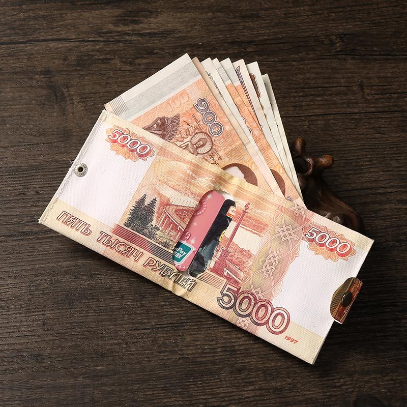 Portofel creativ din pânză pentru monede și suport pentru carduri pentru bărbați și femei