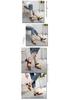 2024 Women's Closed-Toe Pointed Summer Sandals with Single Strap & Chunky High Heels