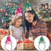 Led Christmas Hat Headband Christmas Hair Hoop Led Christmas Headband Christmas Headwear Glowing Santa Hat Headwear