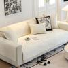 Nordic Crystal Velvet Sofa Cushion Thickened General New Sofa Cushion Cream Non-slip Sofa Cover Cover Towel